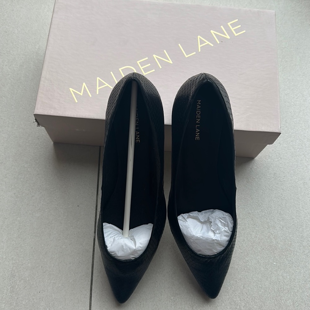 Maiden lane flats black size 38